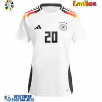 Germany Benjamin Henrichs #20 Replica Home Shirt Ladies Euro 2024 Short Sleeve